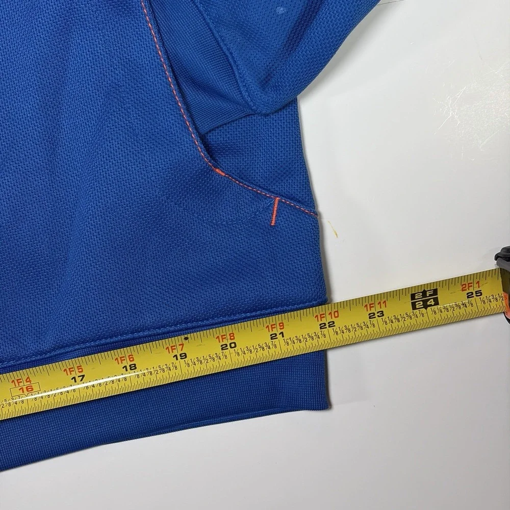 Reebok Center Ice NY Islanders Full Zip Hoodie Jacket‎ Blue Orange Size M
